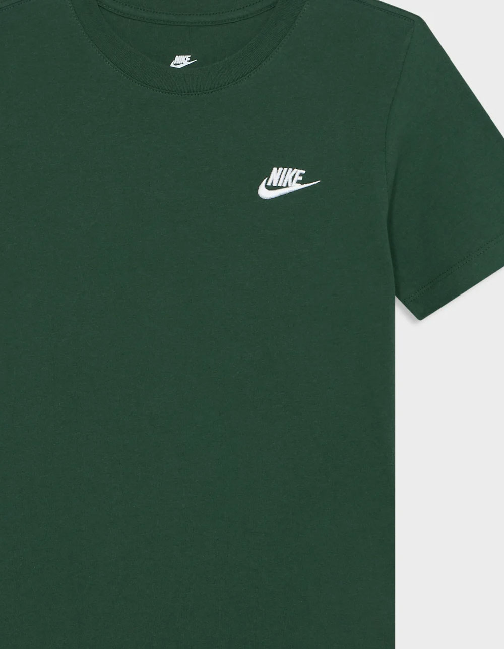 NIKE Sportswear Futura Boys Embroidered Tee - FOREST