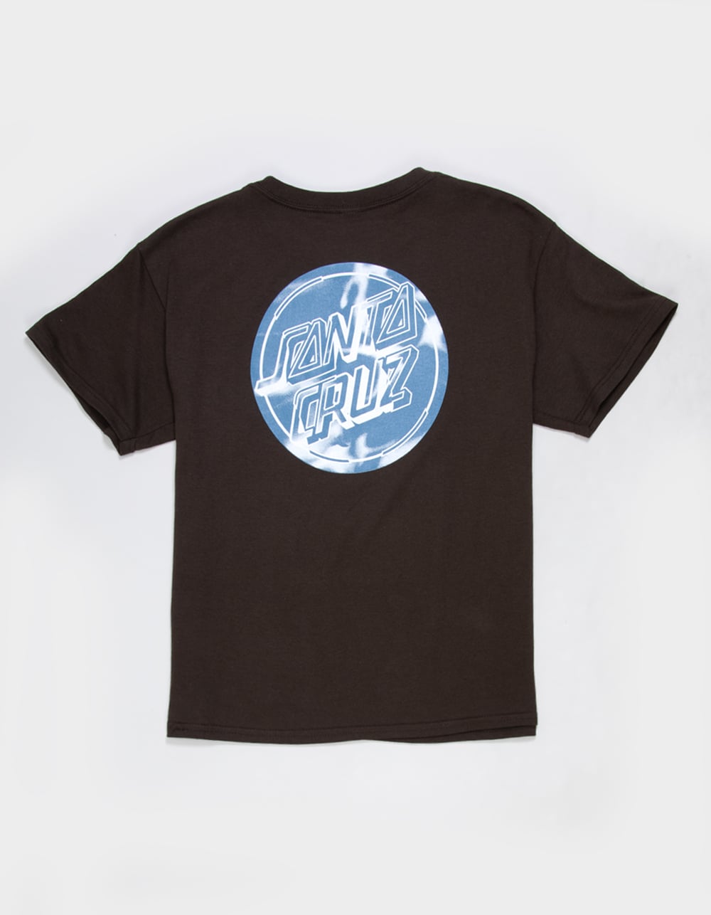 SANTA CRUZ Acid Cloud Dot Boys Tee - BROWN