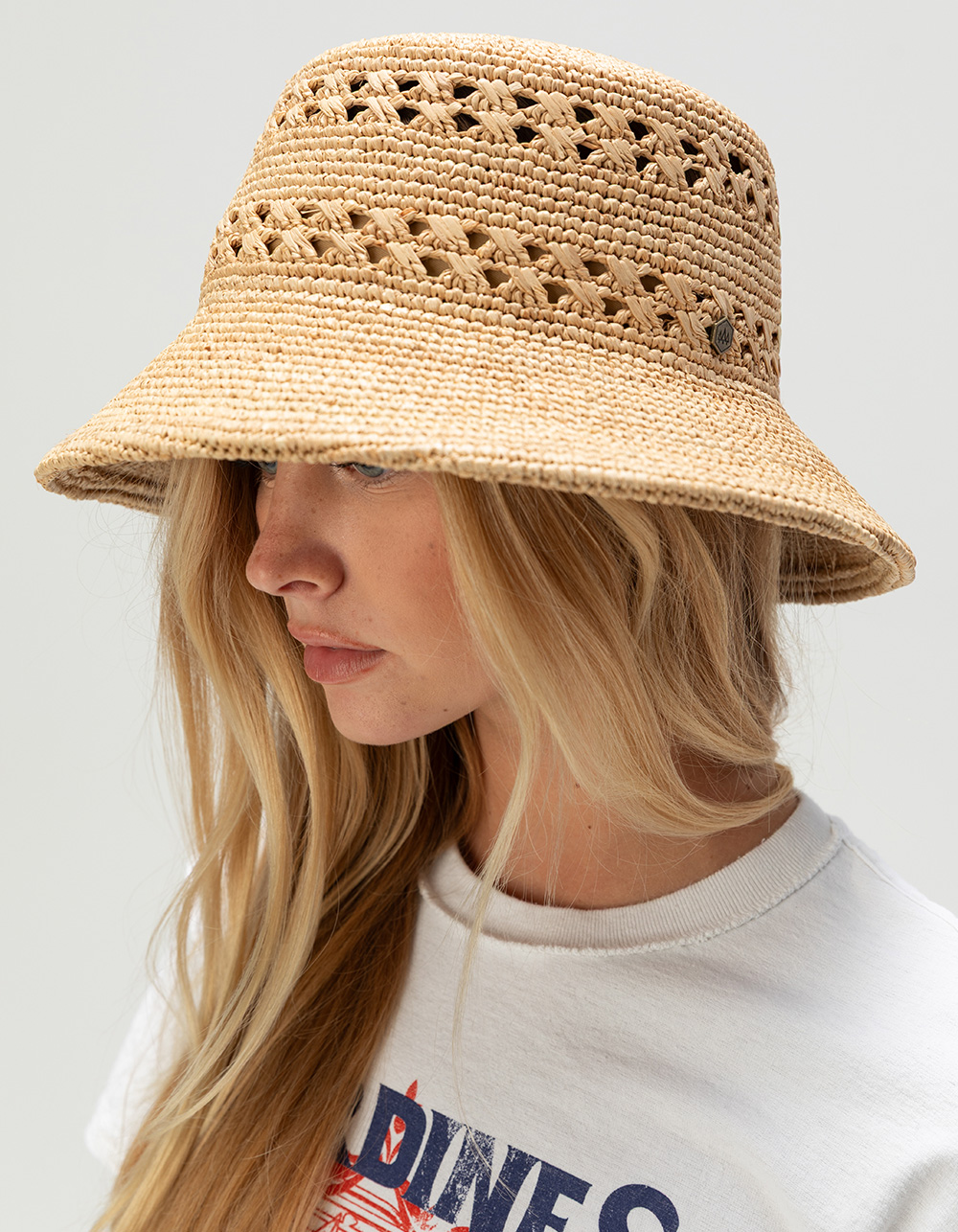 HEMLOCK HAT CO. Olivia Bucket Hat - NATURAL