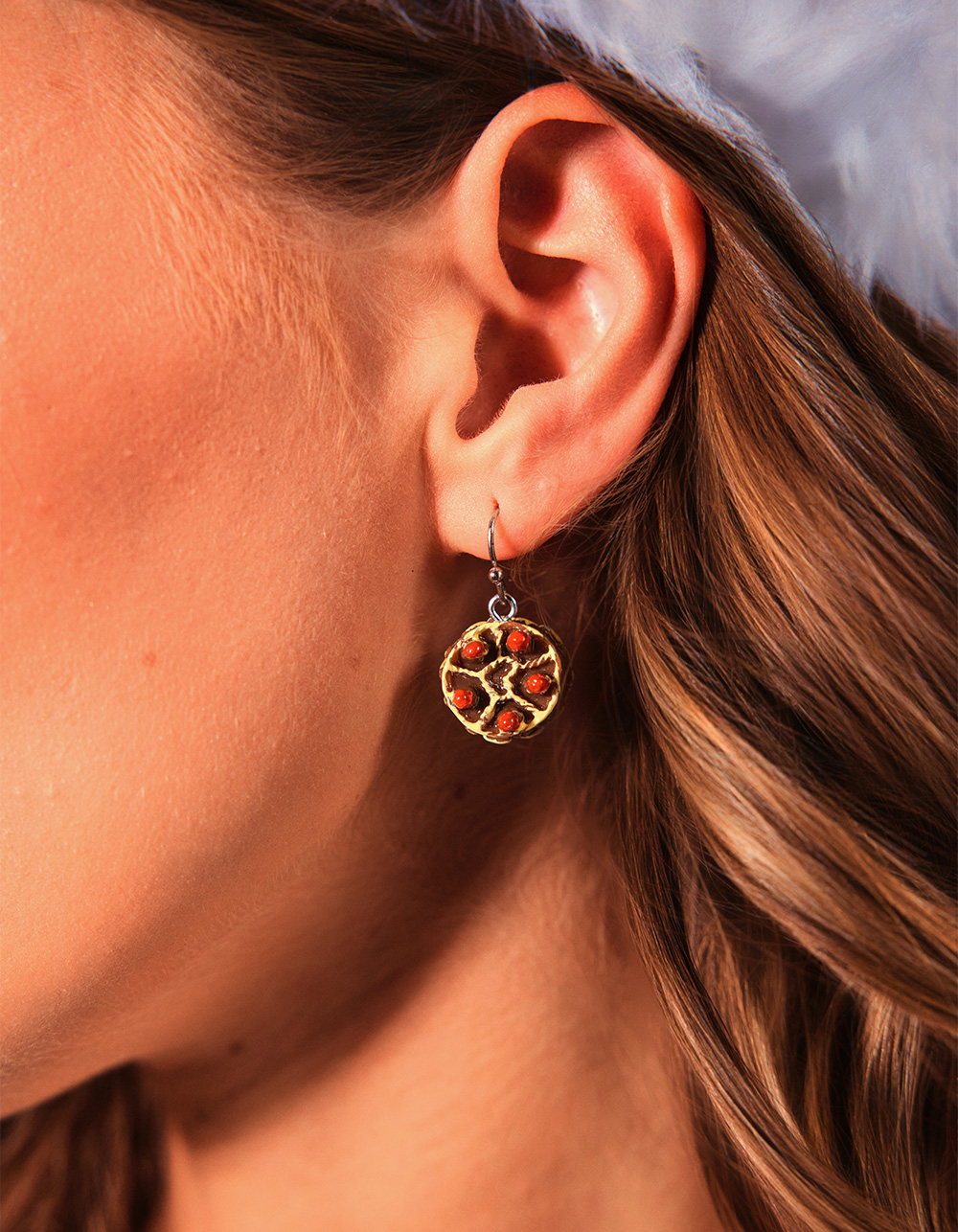 FULL TILT 6 Pack Bear/Cake/Heart Earrings - SILVER