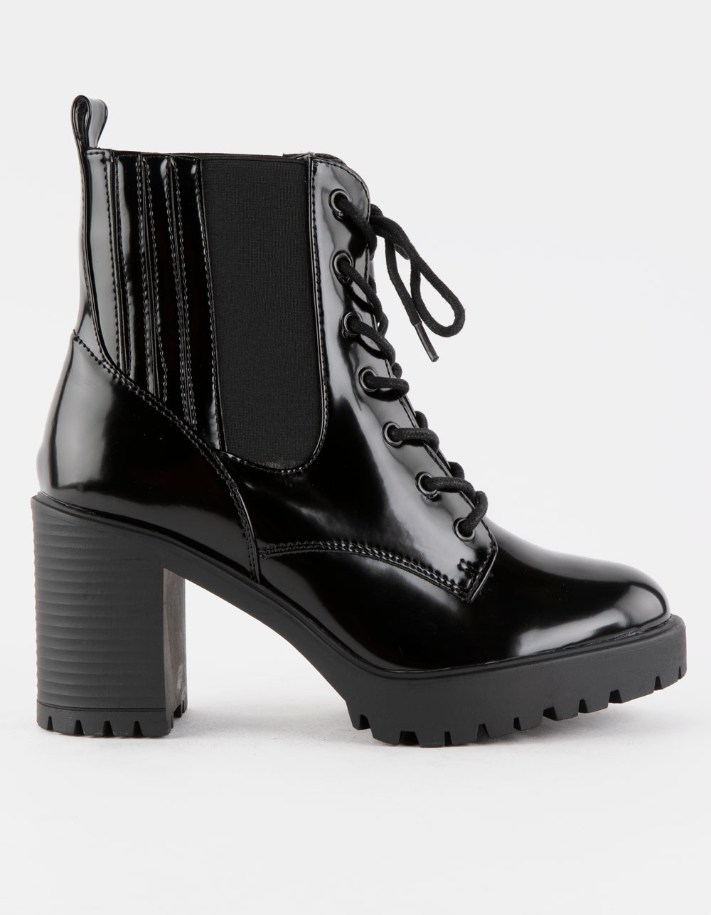 MIA Daryl Lace Up Heel Womens Boots - BLACK | Tillys