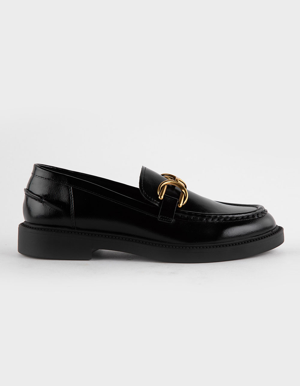 STEVE MADDEN Swamie Womens Loafers - BLACK