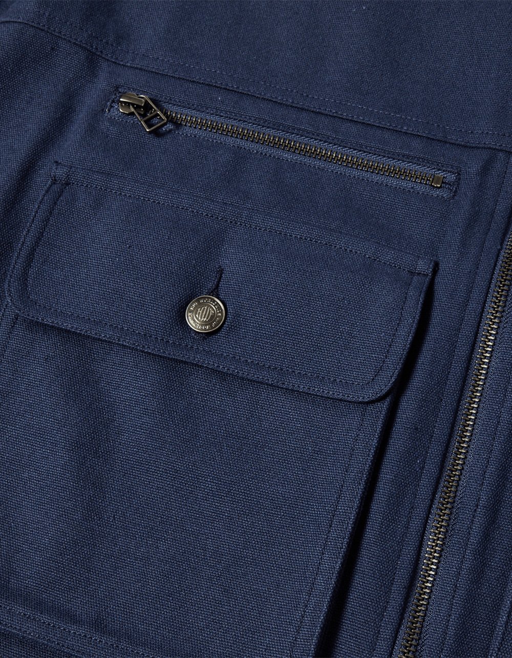 HUF Chilton Mens Chore Jacket - NAVY COMBO