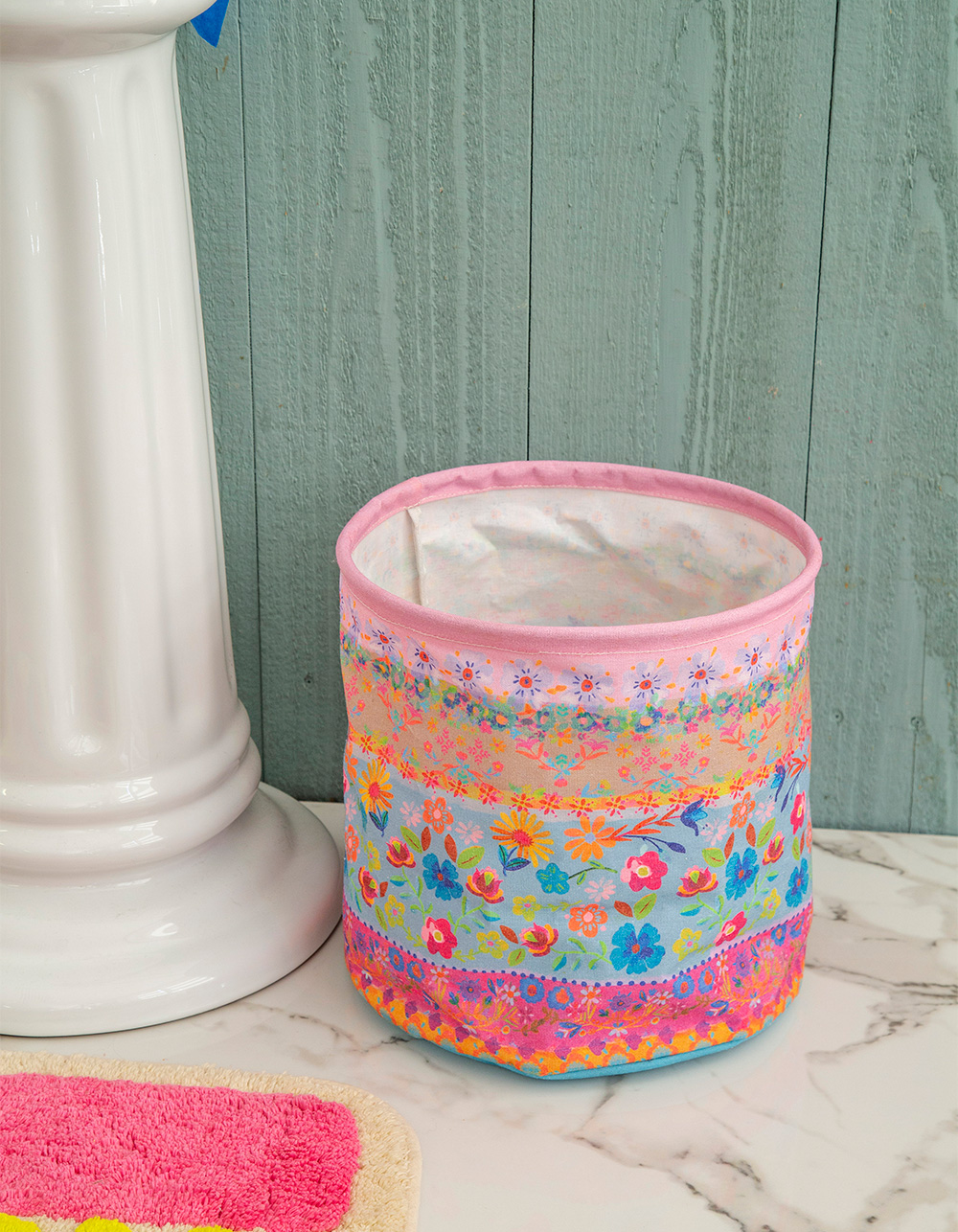 NATURAL LIFE Collapsible Floral Storage Bin