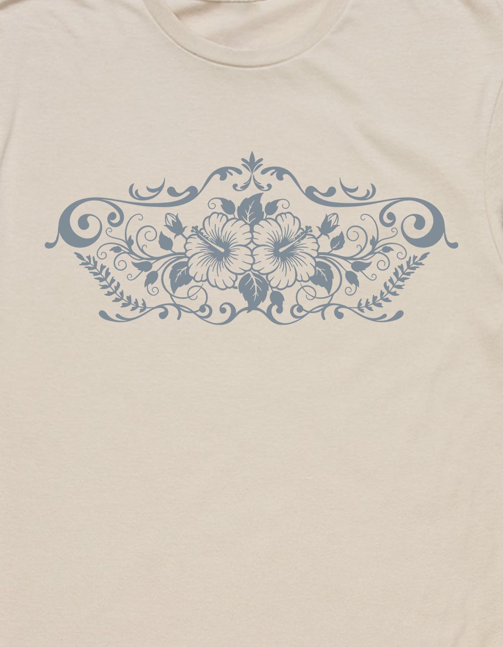 HIBISCUS Flourish Unisex Tee - SAND