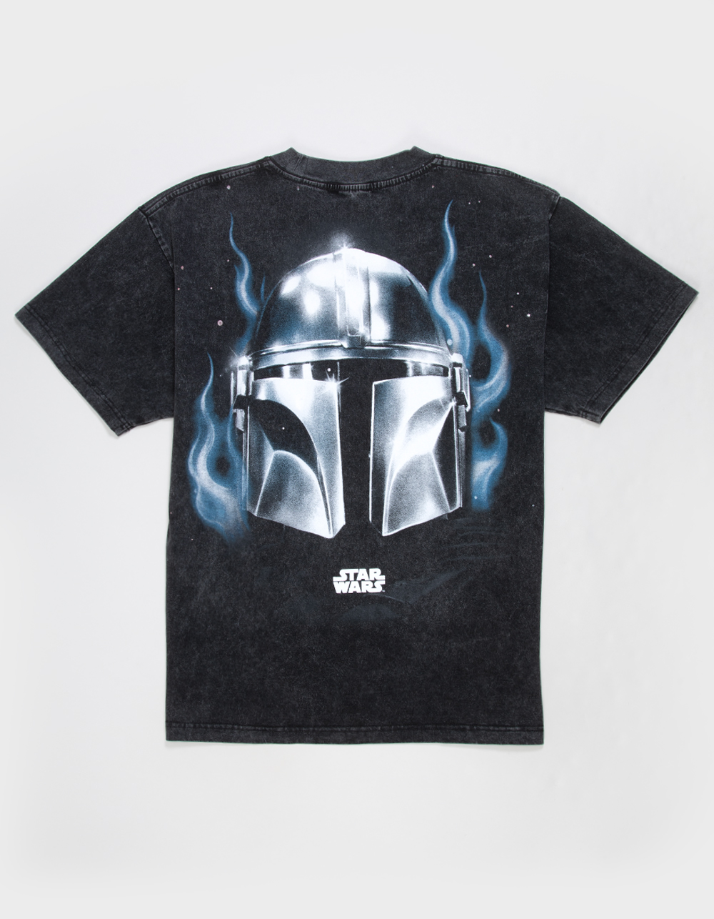 STAR WARS Mandalorian Mens Boxy Tee - BLACK