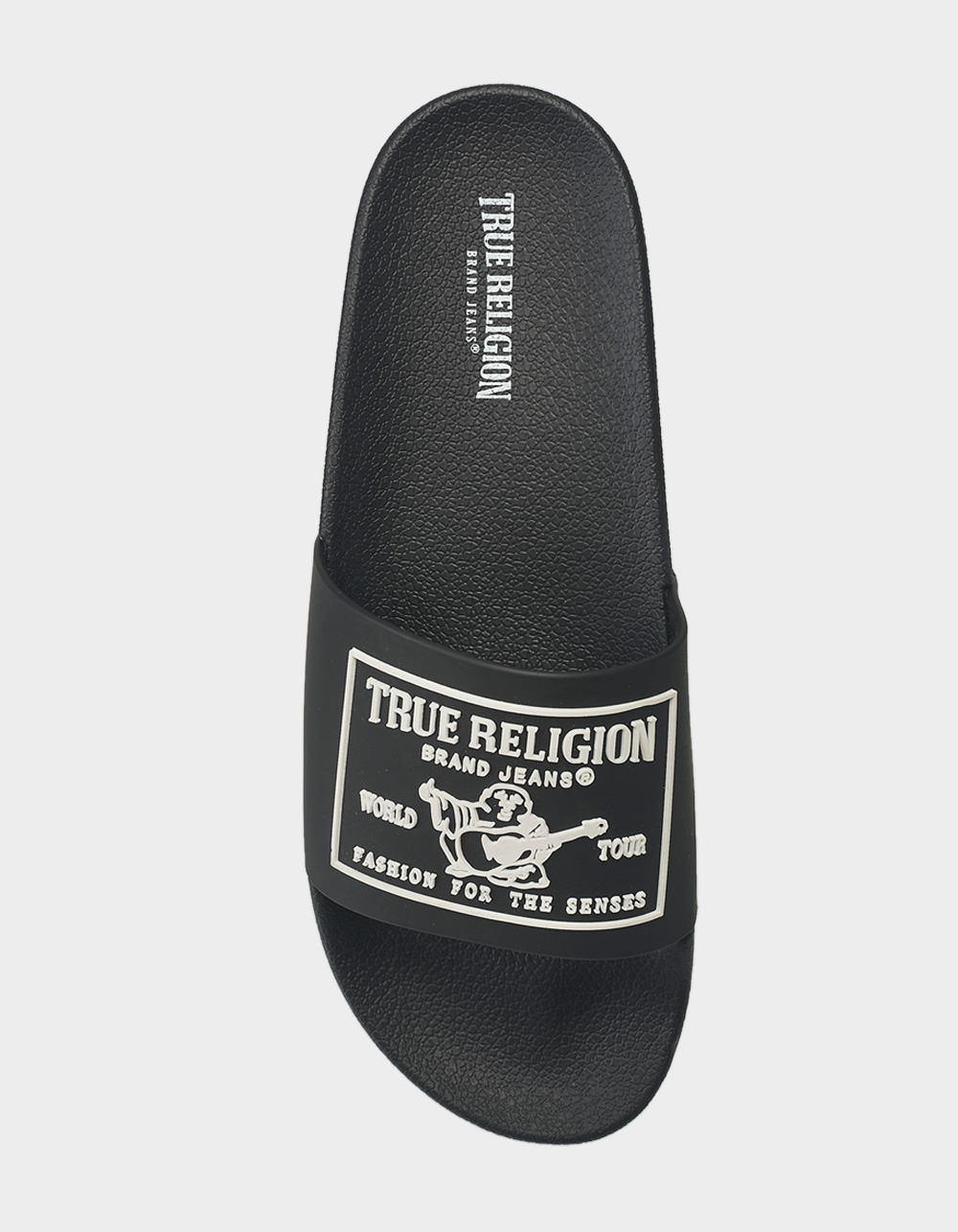 TRUE RELIGION Kendrick Logo Mens Slide - BLACK