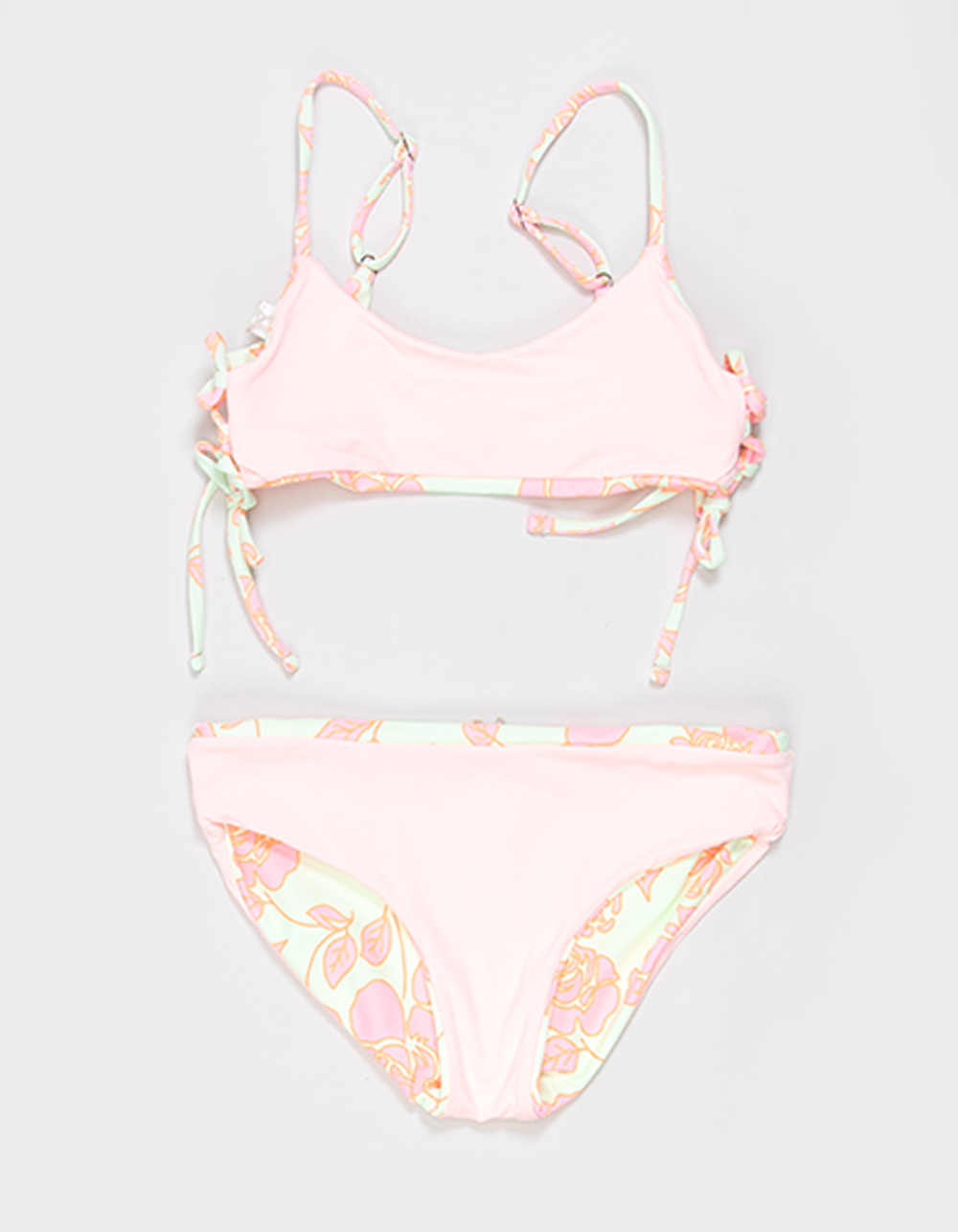 MAAJI Blooming Glow Girls Reversible Bralette Bikini Set - MULTI