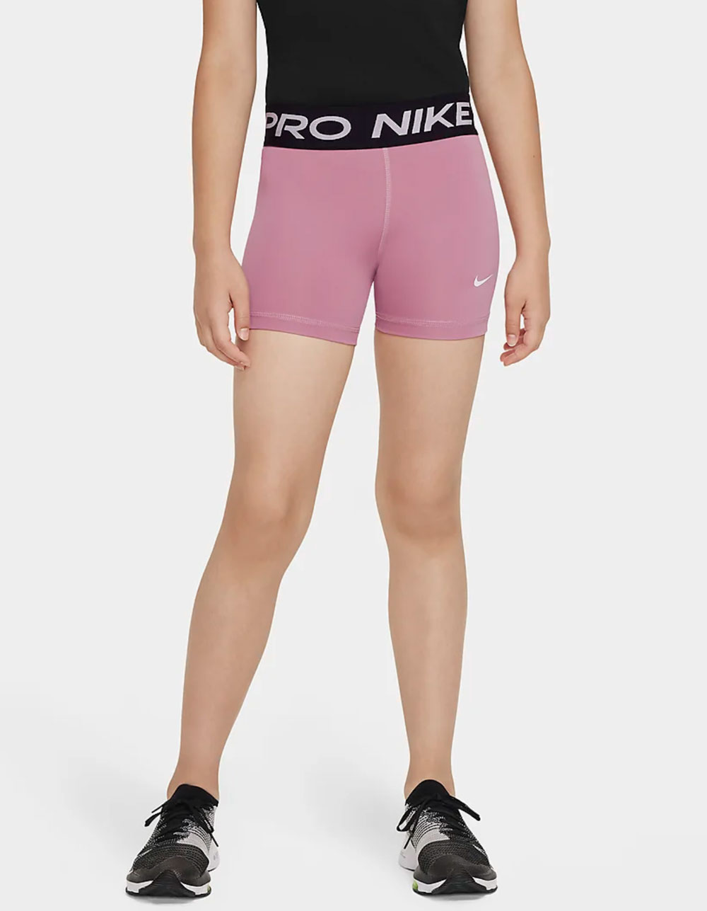 NIKE Girls Pro Shorts - PINK