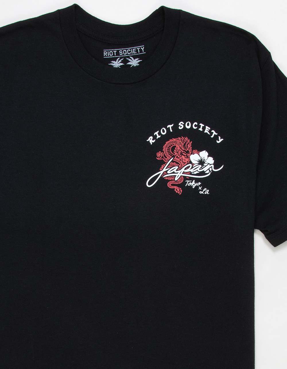 RIOT SOCIETY Geisha Tattoo Mens Tee - BLACK