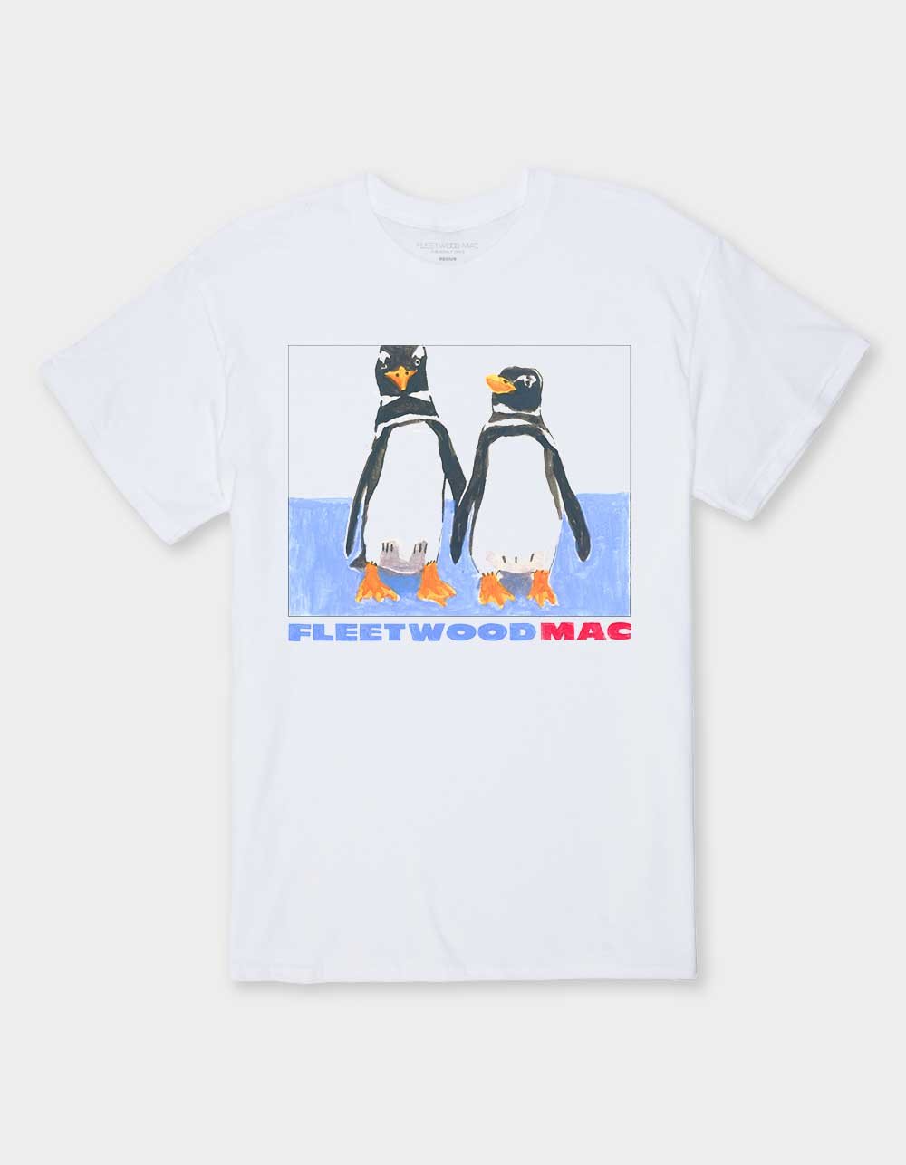 FLEETWOOD MAC Penguins Unisex Tee - WHITE