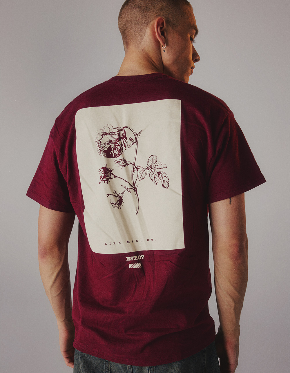 LIRA Caldwell Mens Tee - MAROON
