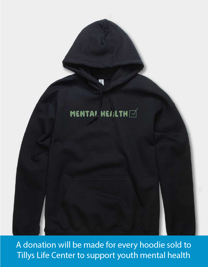 TLC x Mental Health Month Check Unisex Hoodie