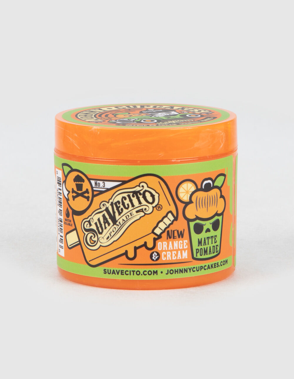 SUAVECITO x Johnny Cupcakes Matte Orange Cream Pomade RED Tillys