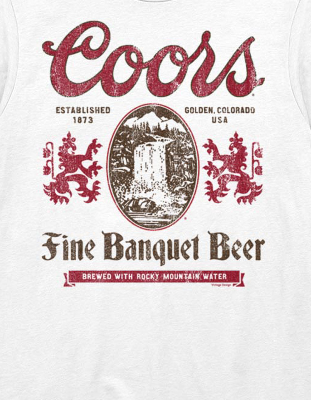 COORS Banquet Beer Unisex Tee WHITE Tillys