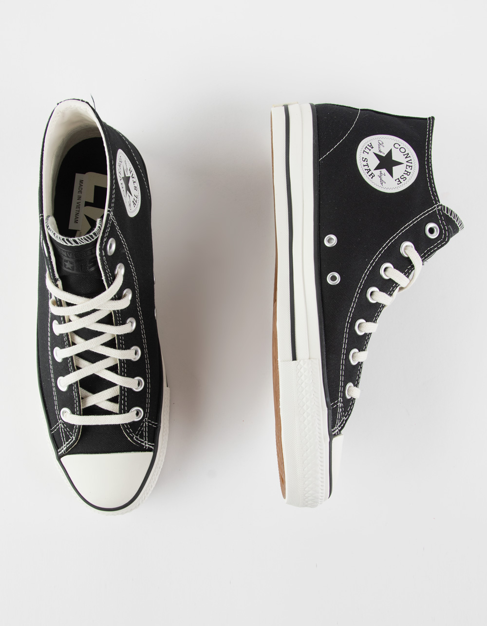 CONVERSE CONS Chuck Taylor All Star Pro Cut Off Mid Top Shoes - BLACK COMBO  | Tillys