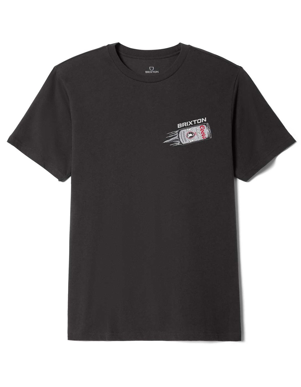 BRIXTON x Coors Light Silver Speed Mens Tee - BLACK