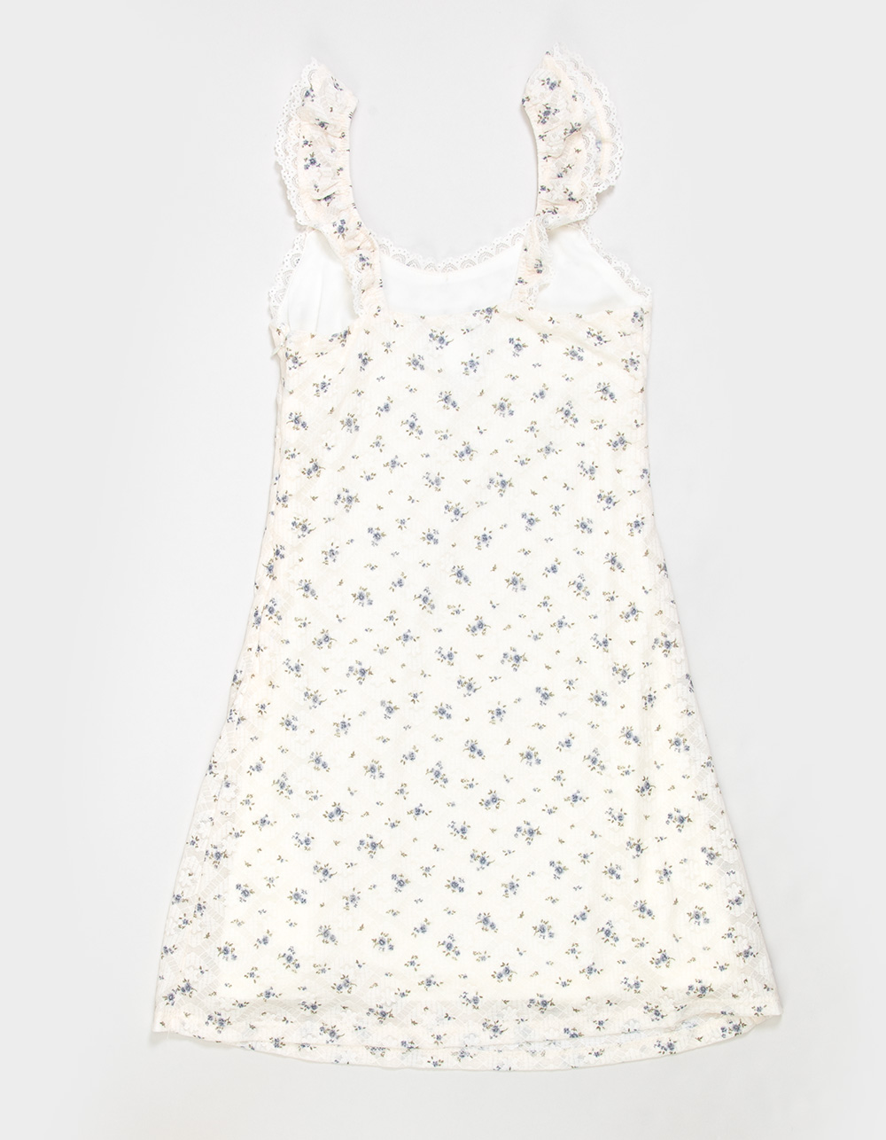 RSQ Girls Ditsy Lace Emma Dress - Cream Combo