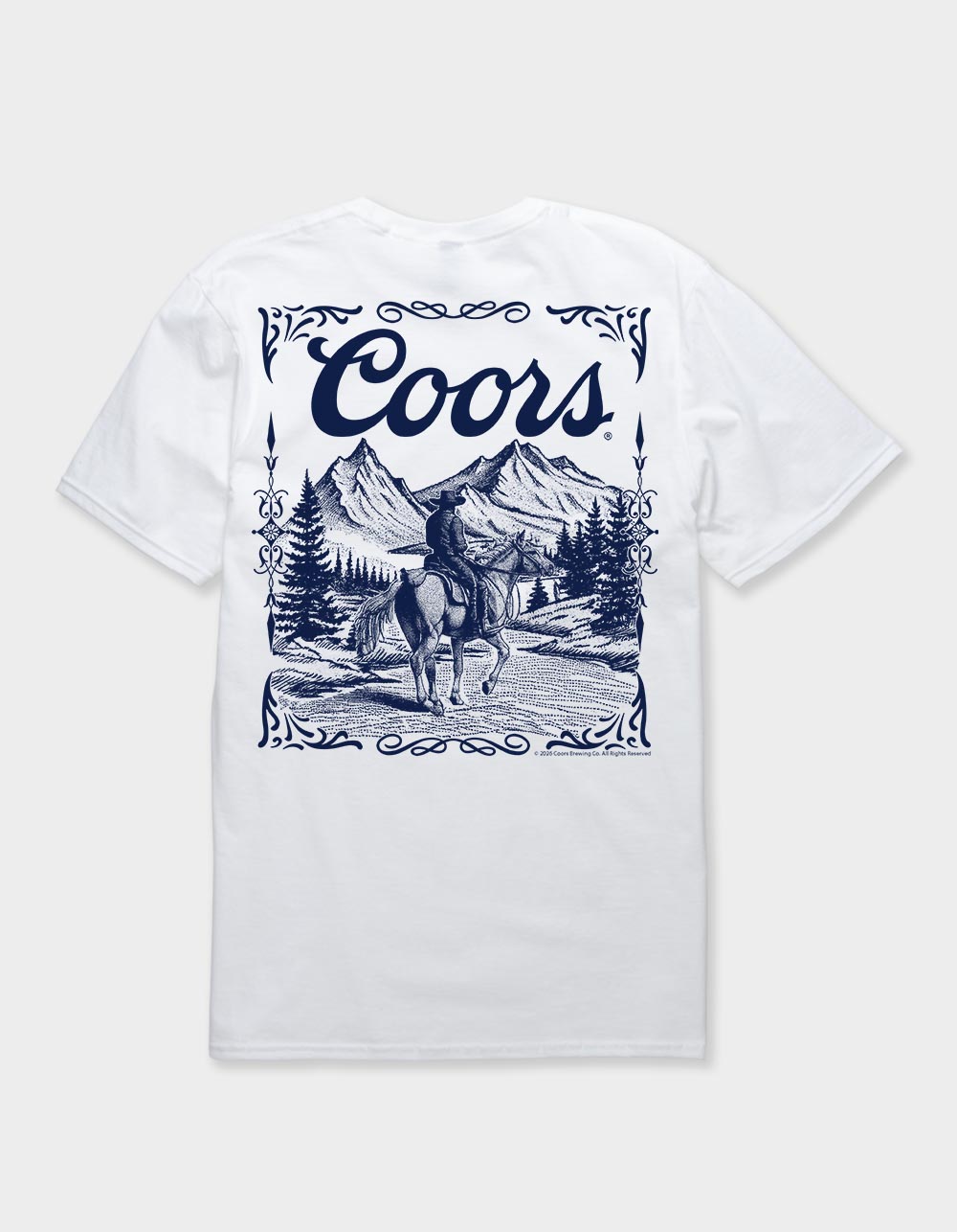 COORS Banquet Dawn And Dusk Unisex Tee - WHITE