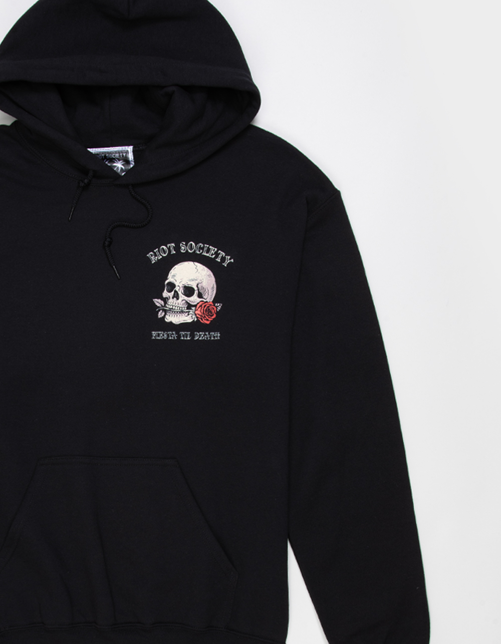 RIOT SOCIETY Fiesta Mens Hoodie - BLACK