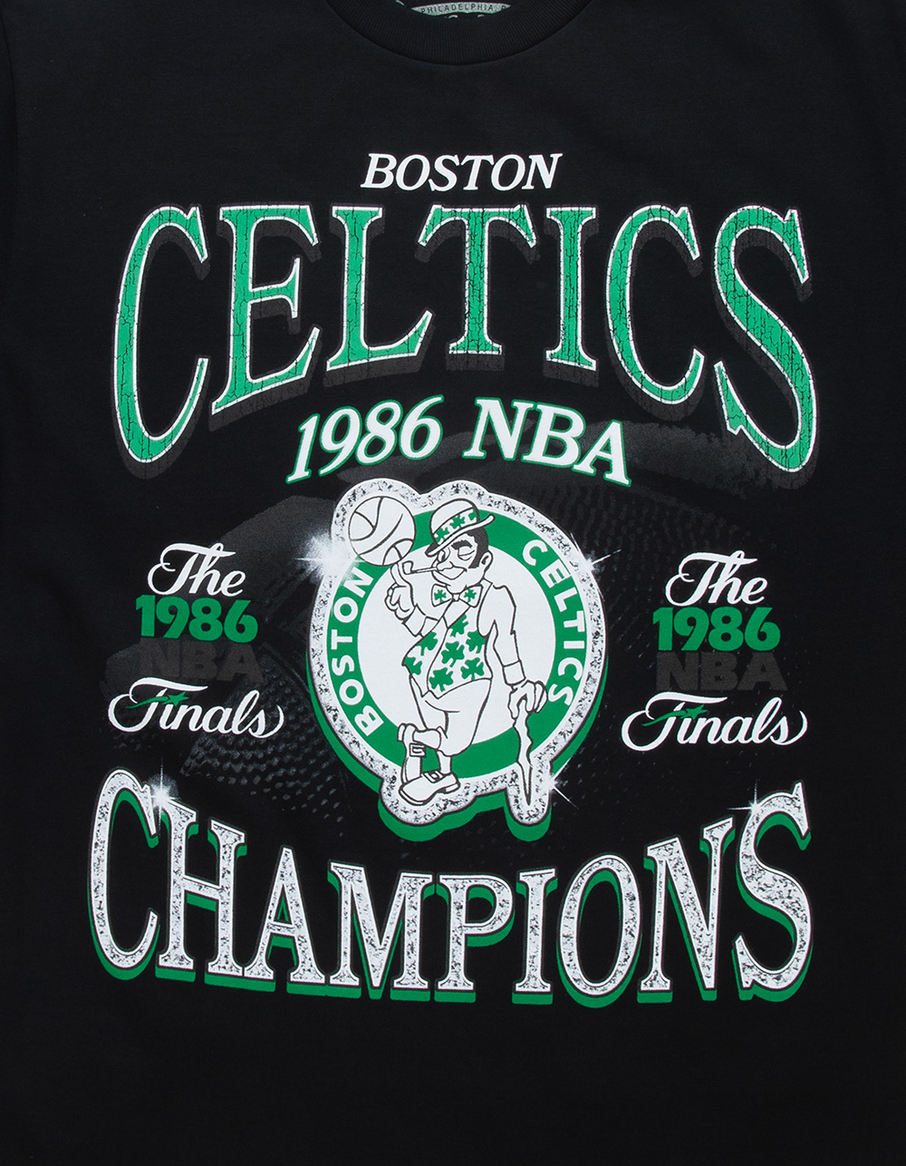 MITCHELL & NESS Boston Celtics 1986 Champions Mens Tee - BLACK | Tillys