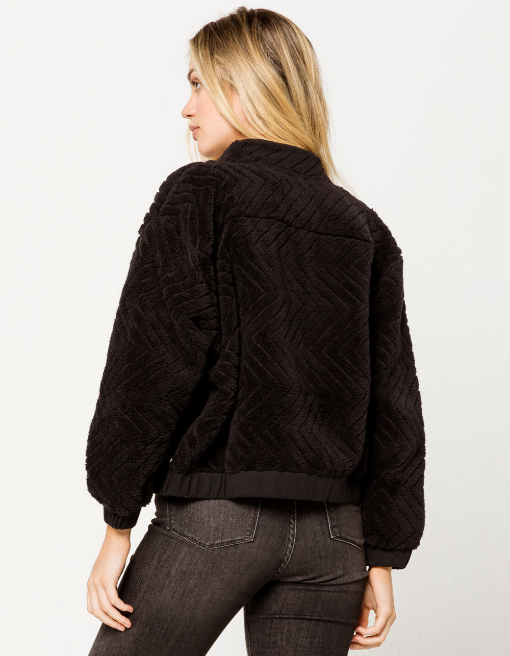 HURLEY Sherpa Womens Jacket - BLACK 