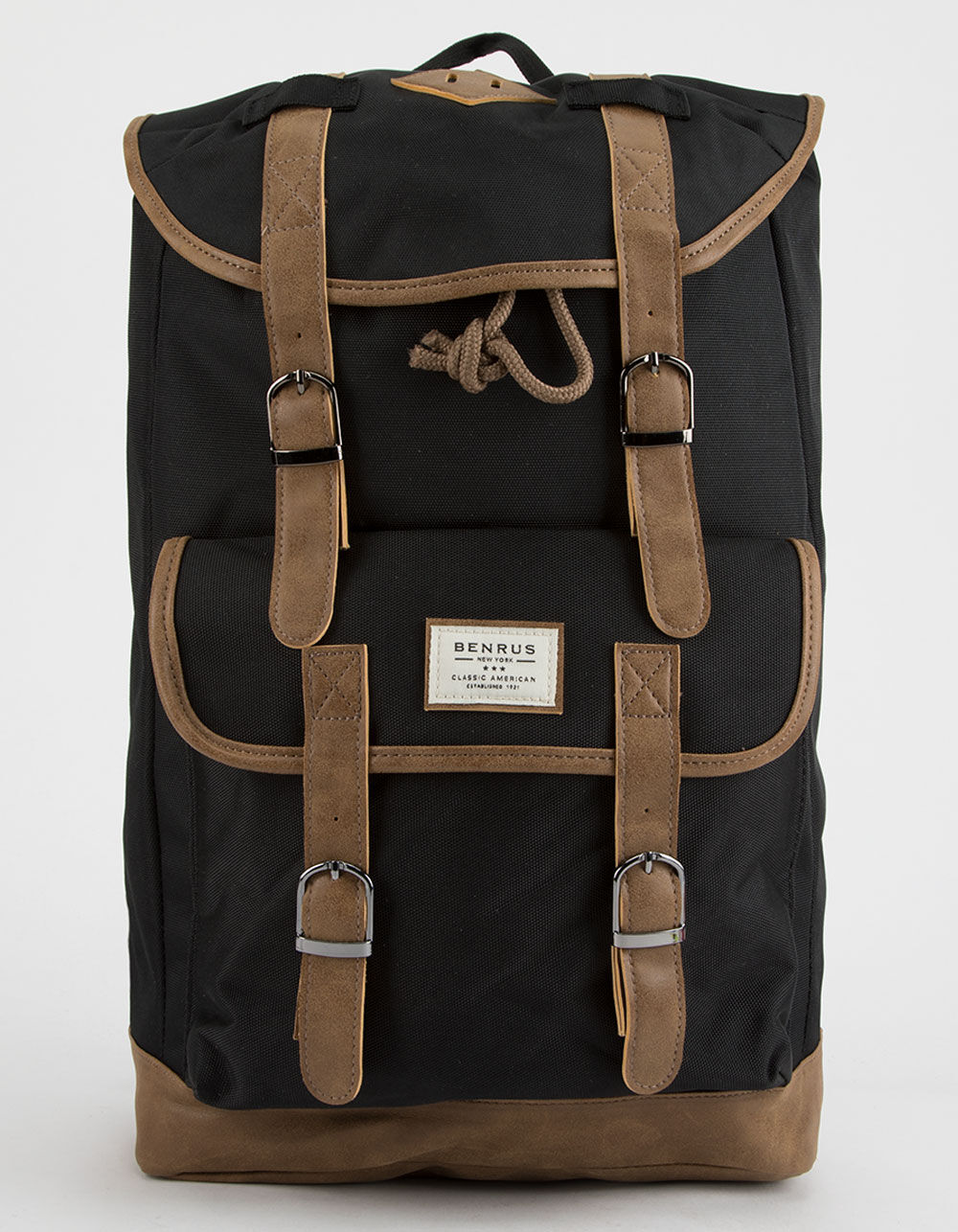 BENRUS Scout Black Backpack