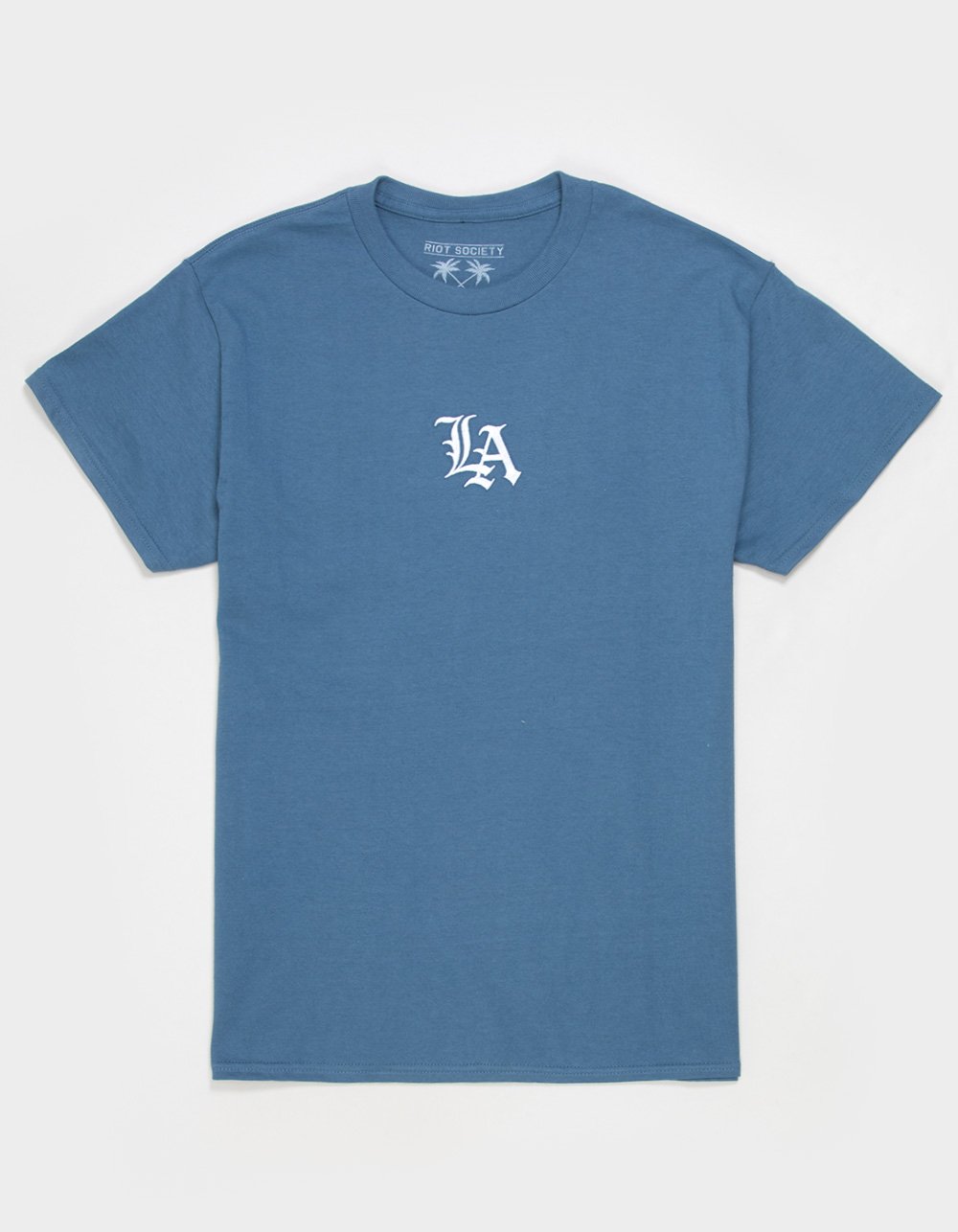 RIOT SOCIETY LA Enter Embroidered Mens Tee - SLATE
