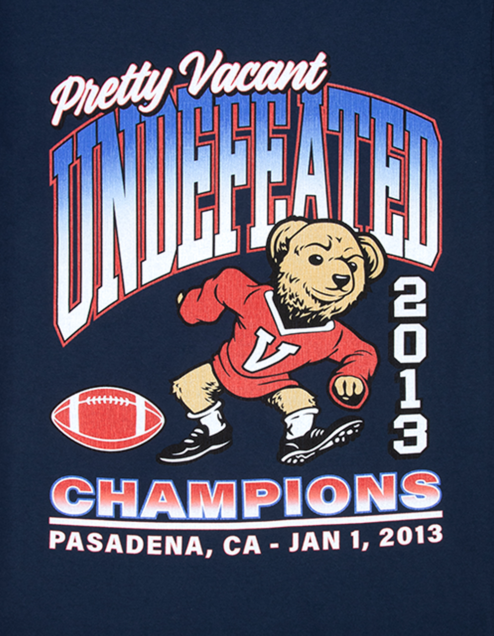PRETTY VACANT Sportswear Mens Tee - NAVY