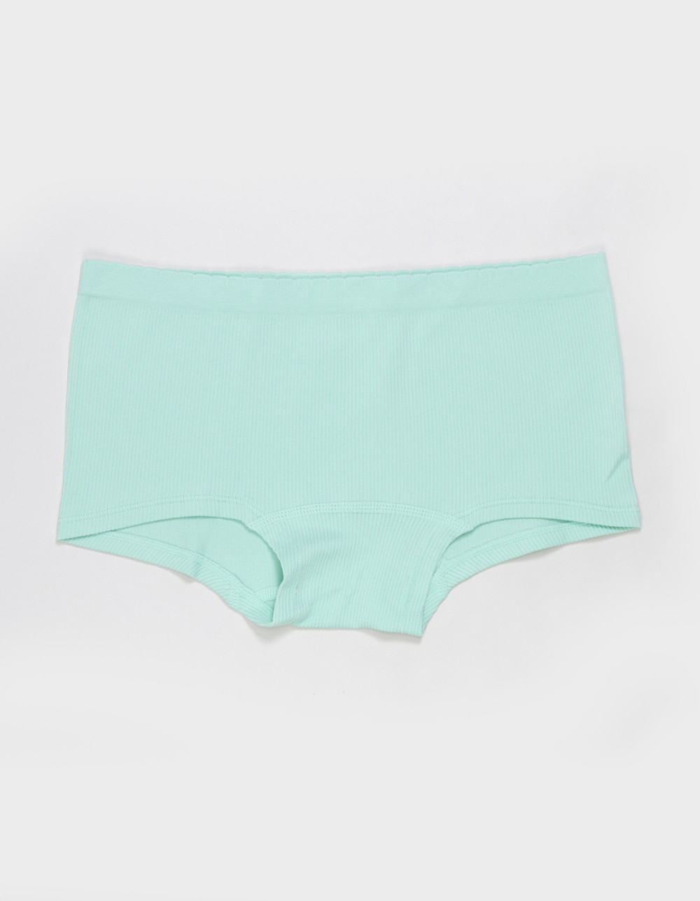 FULL TILT Seamless Boyshort Panties - TEAL GREEN