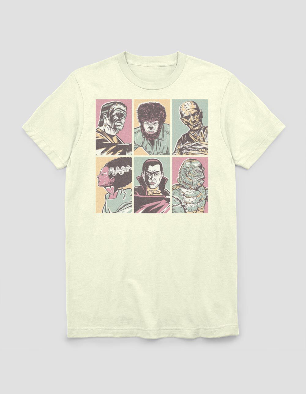 Universal MONSTERS Unisex Tee - NATURAL
