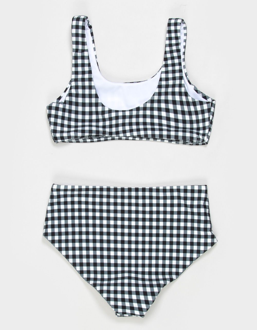 SEAESTA SURF Daisy Girls Bralette Bikini Set - BLK/WHT