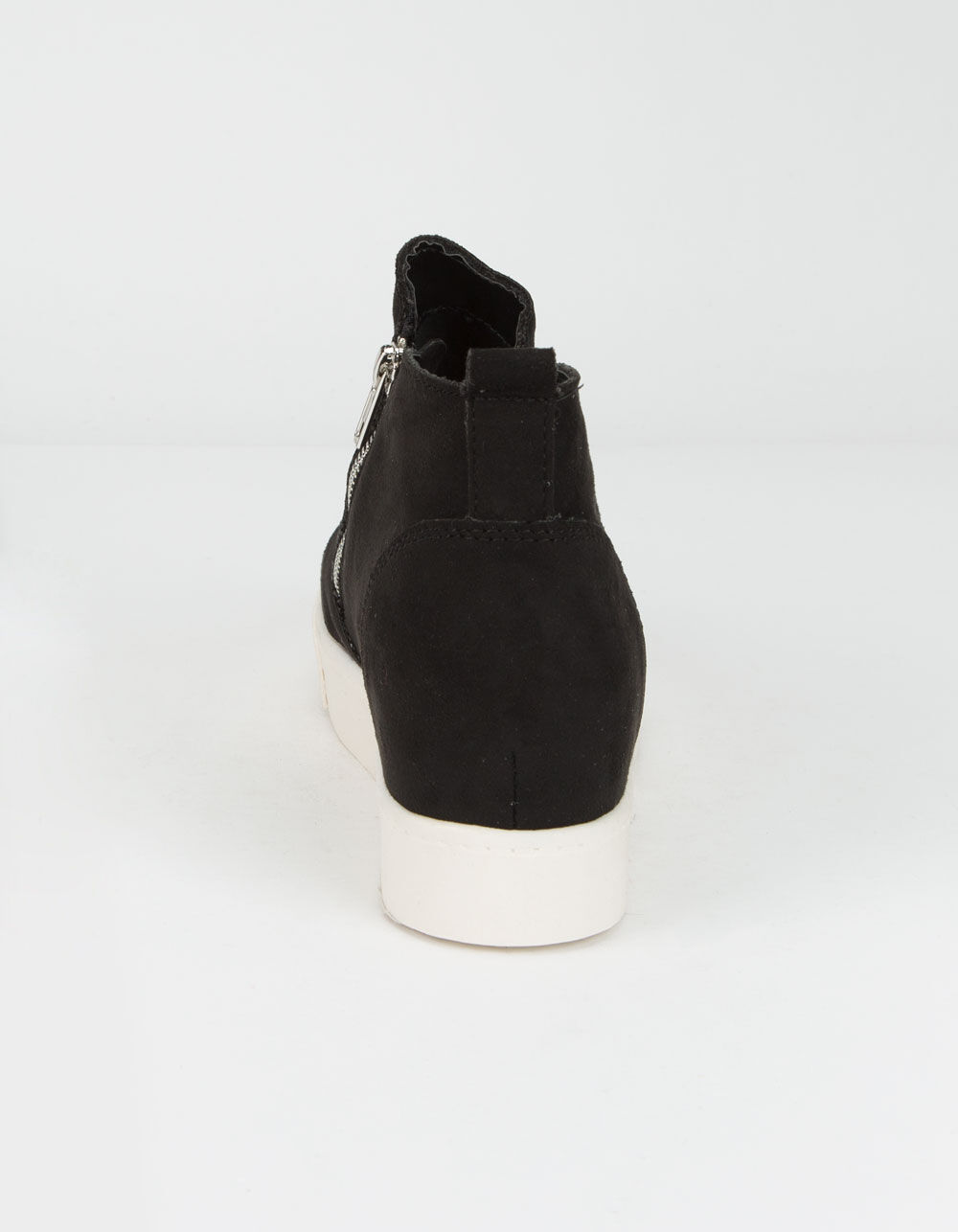 SODA Zip Platform Black Womens Shoes image number 3