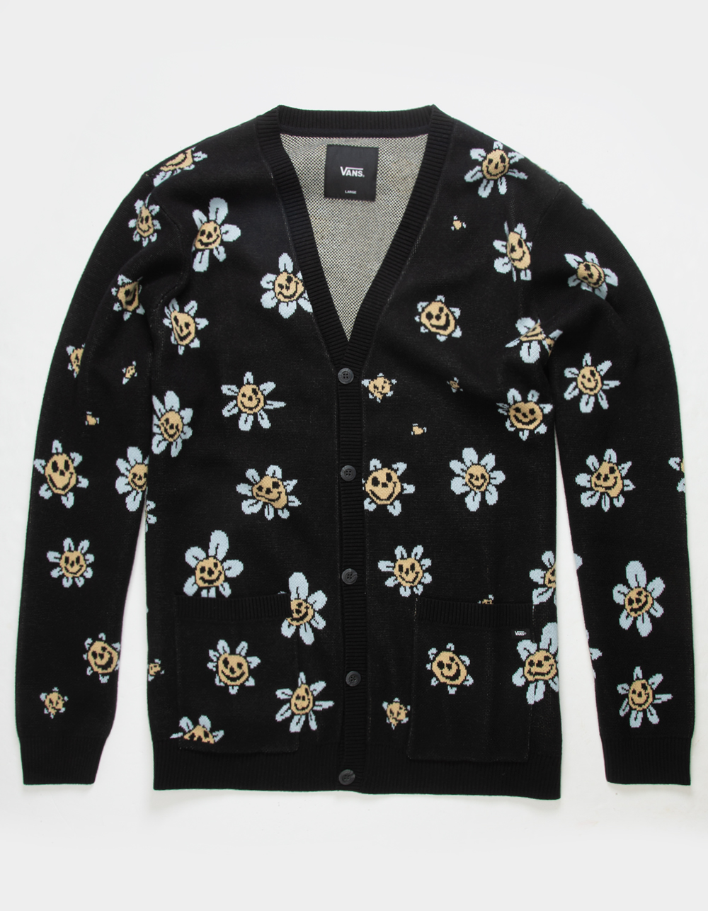 VANS Hilltop Mens Cardigan Sweater 
