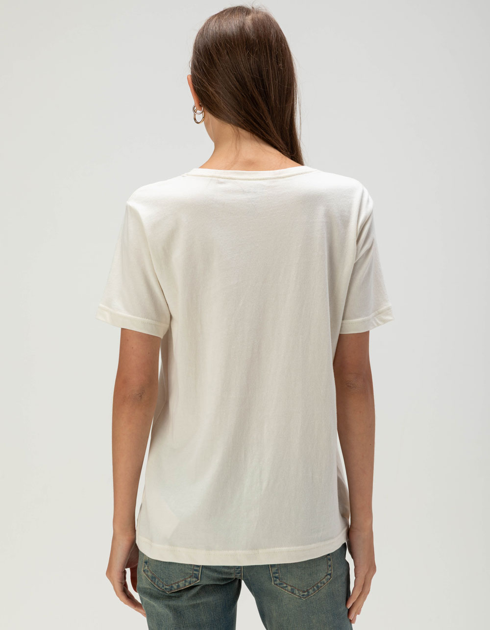ROXY Coastal Beach Womens Boyfriend Tee - WHITE