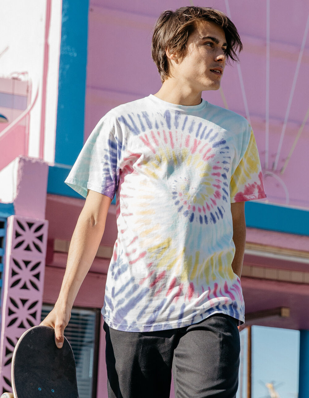 VANS Drop Spiral Tie Dye Mens T-Shirt - MULTI | Tillys