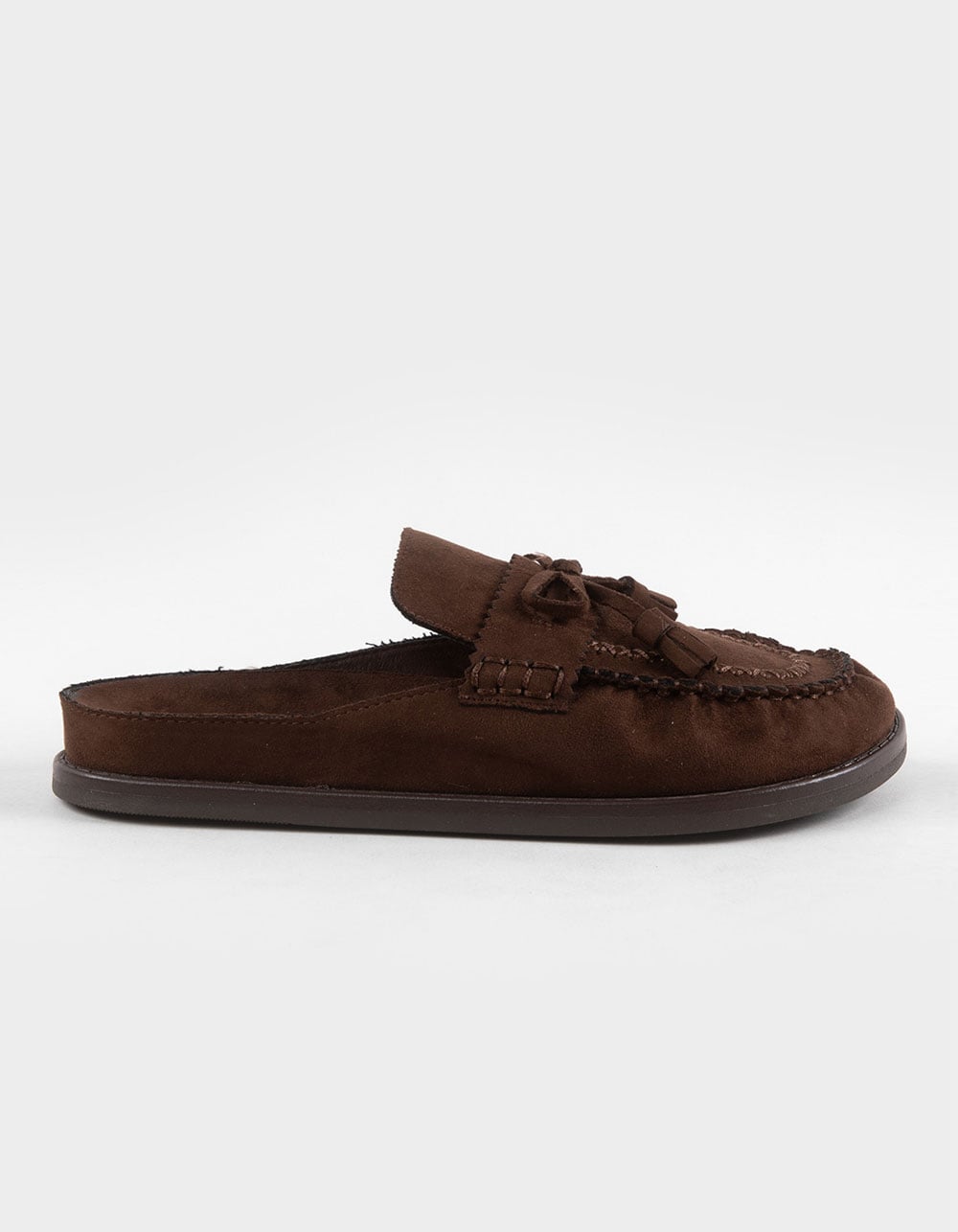 MIA Nesha Womens Moccasin Mules - CHOCOLATE