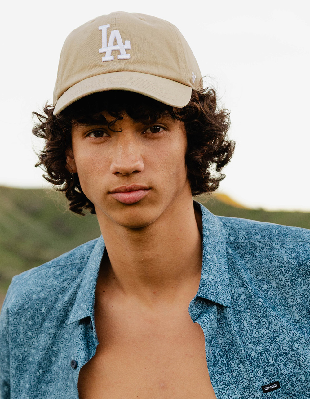 47 BRAND Los Angeles Dodgers '47 Clean Up Strapback Hat