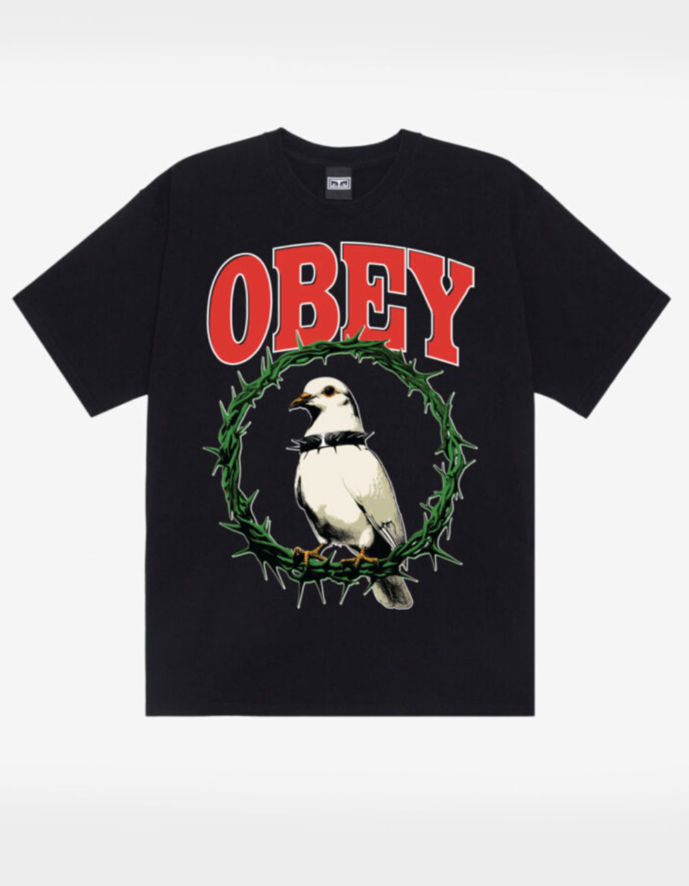 OBEY Thorns Of Peace Mens Tee - BLACK