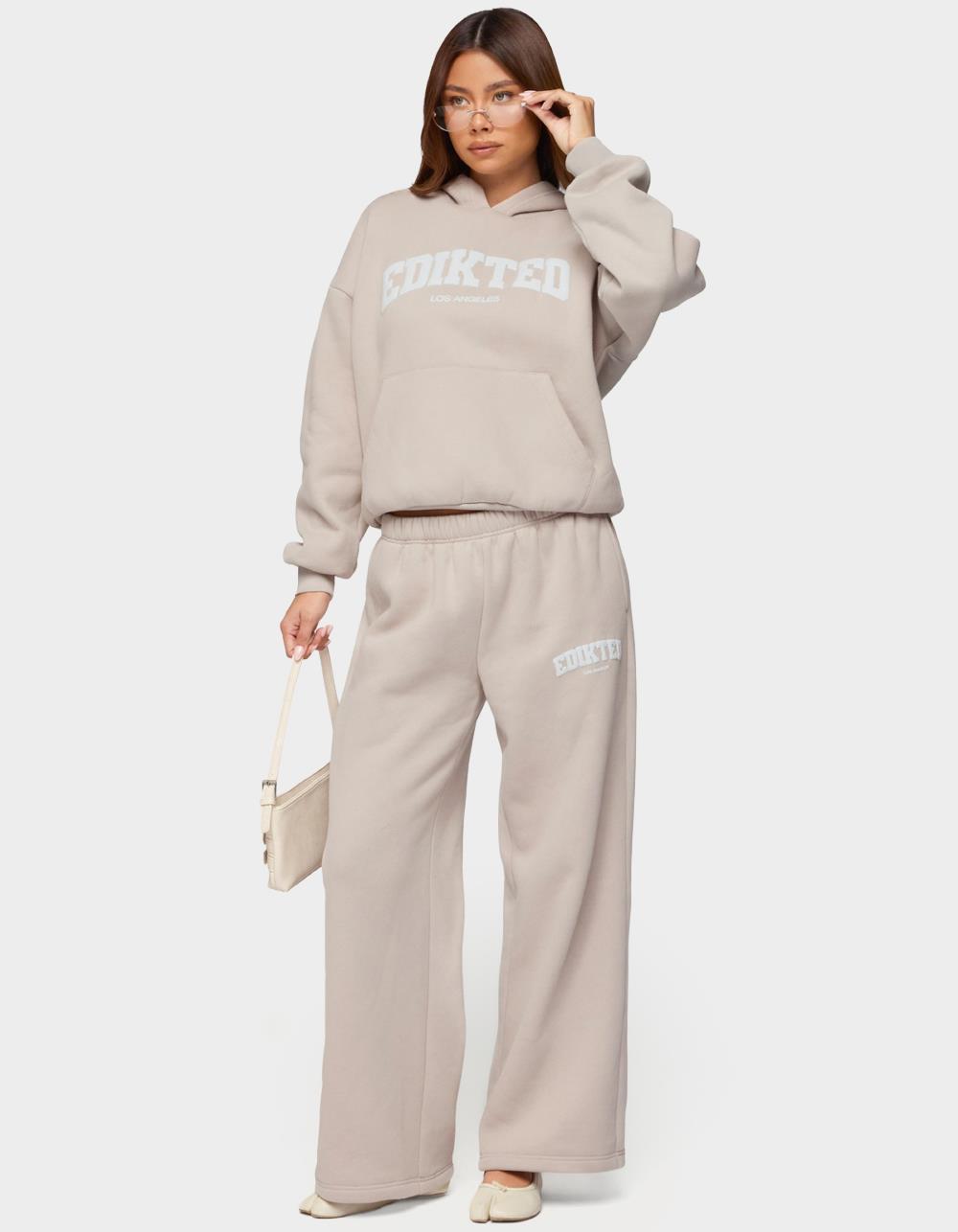 Edikted LA Hoodie - BEIGE