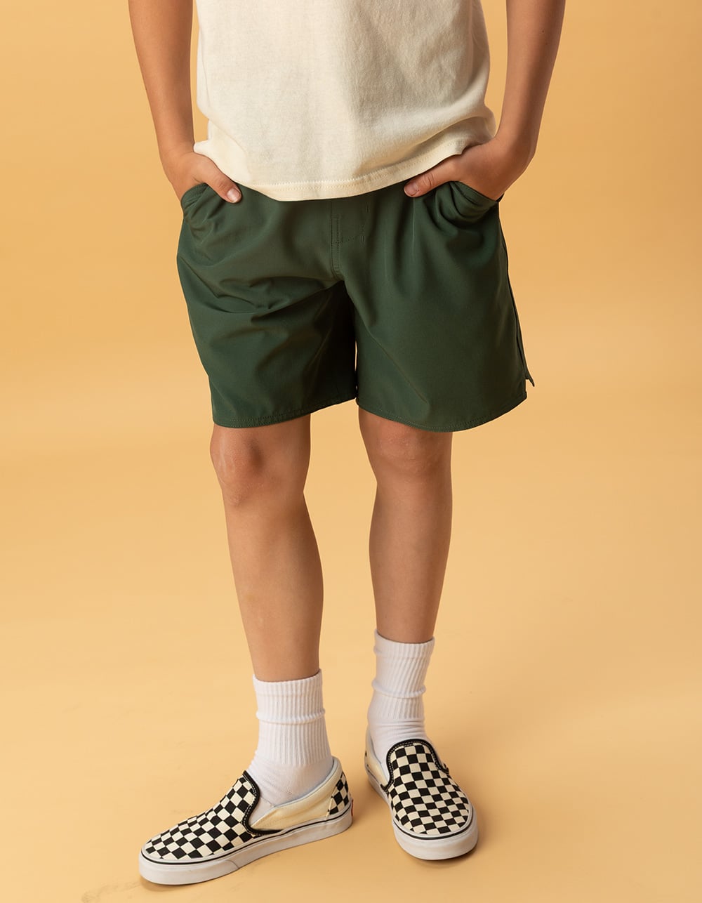 RSQ Boys Active Shorts - DK GREEN