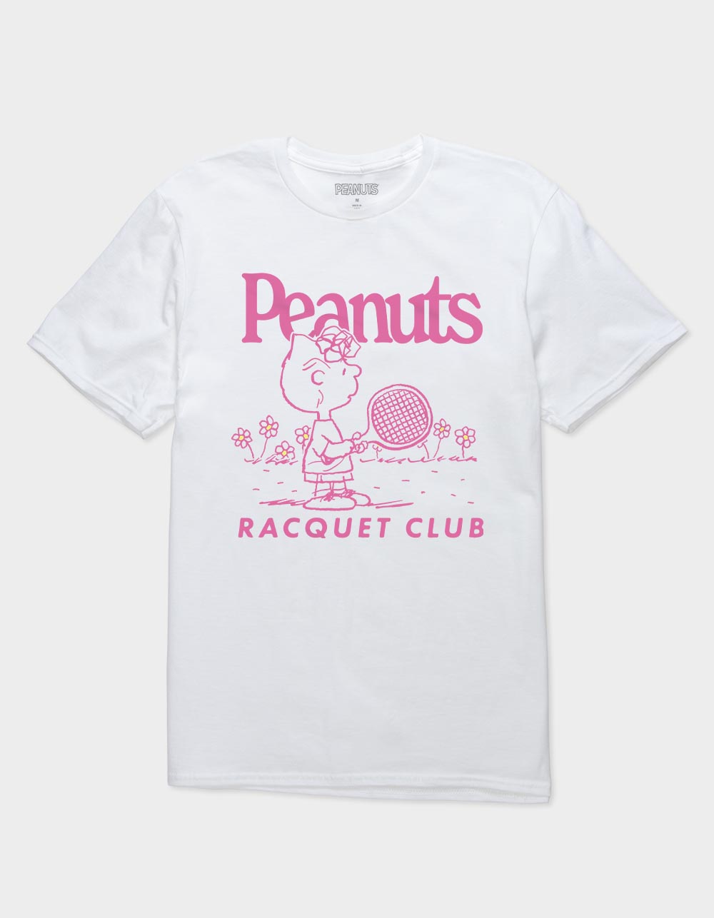 PEANUTS Sally Racquet Club Unisex Tee - WHITE