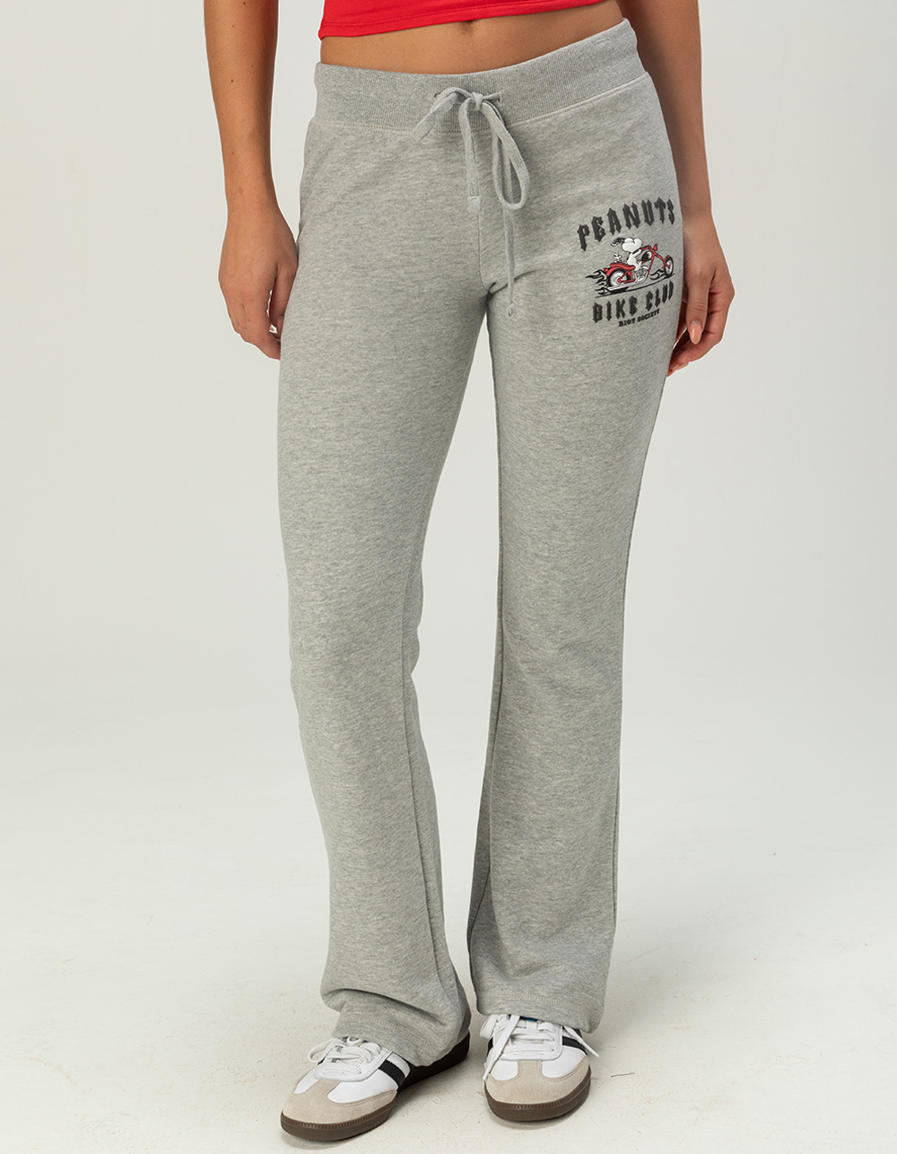 RIOT SOCIETY x Peanuts Bike Club Womens Sweatpants - GRAY