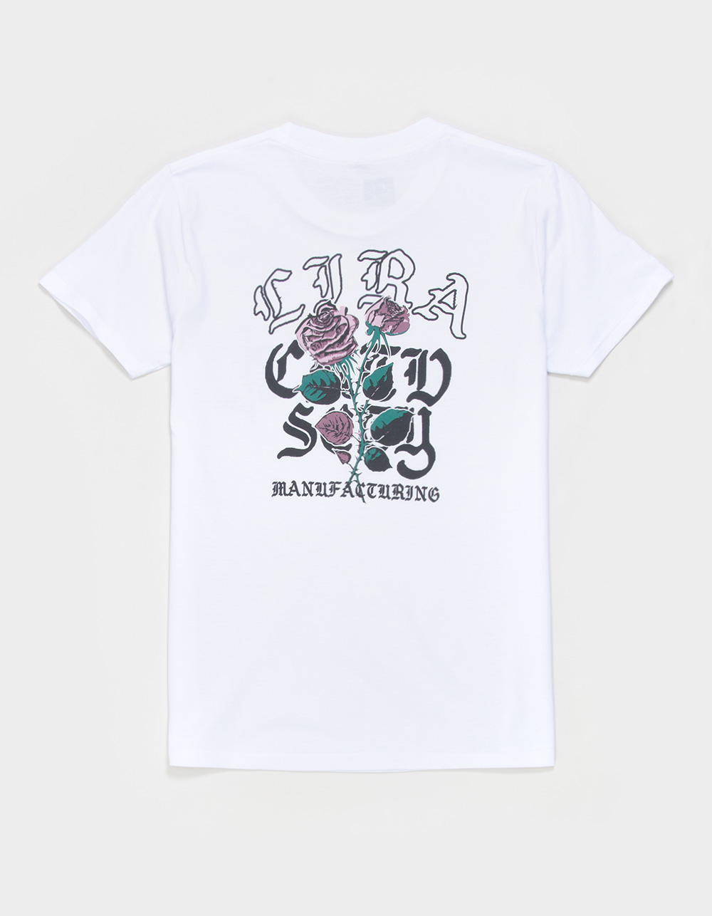 LIRA Old English Rose Boys Tee - WHITE