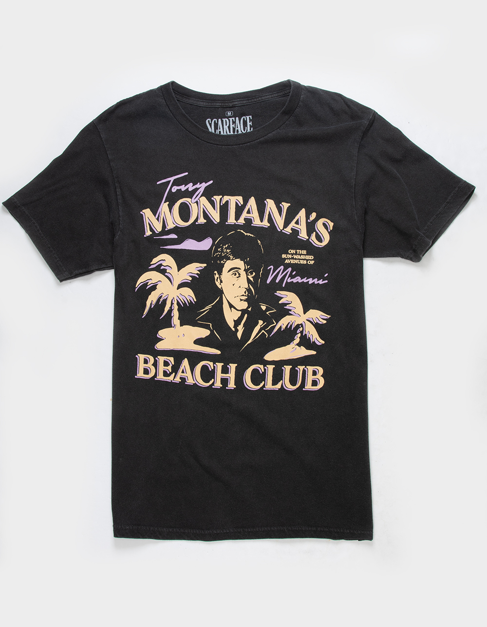 SCARFACE Beach Club Mens Tee BLACK Tillys