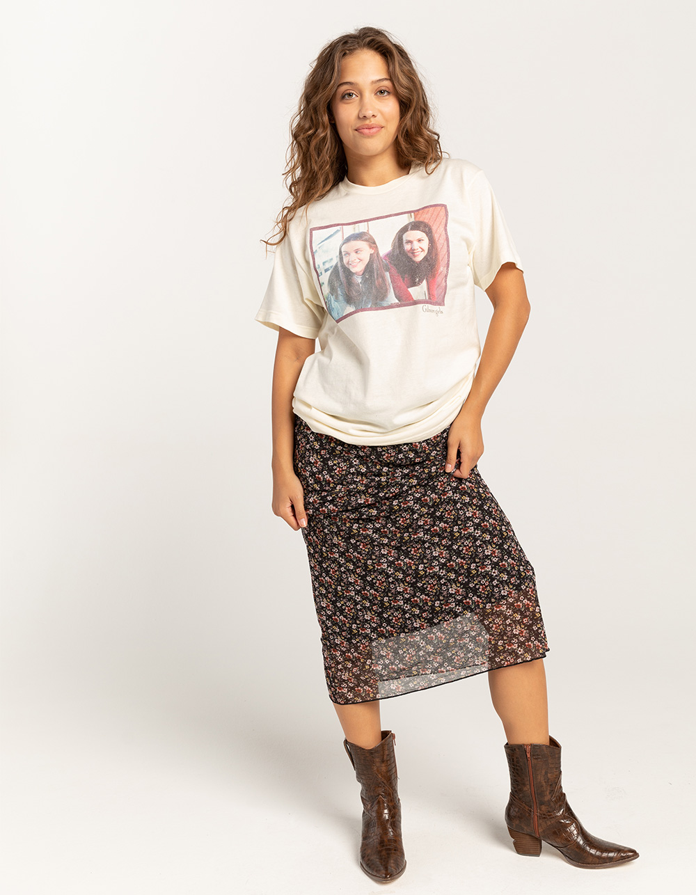 New Gilmore girls grey graphic tee s