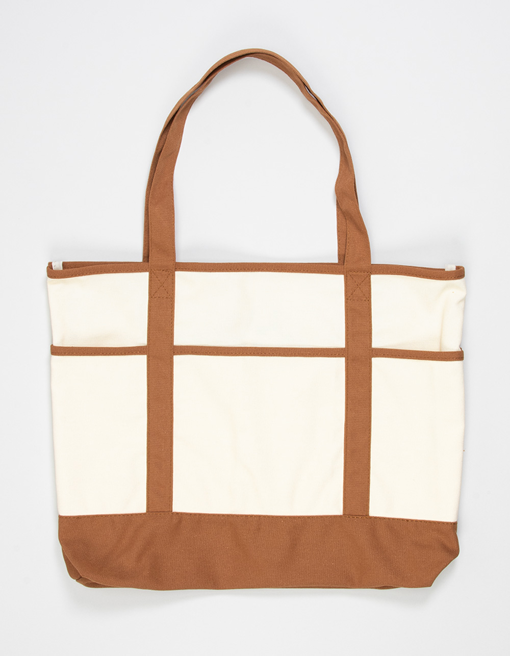RSQ x Peanuts Fall Leaves Canvas Tote Bag - BROWN COMBO