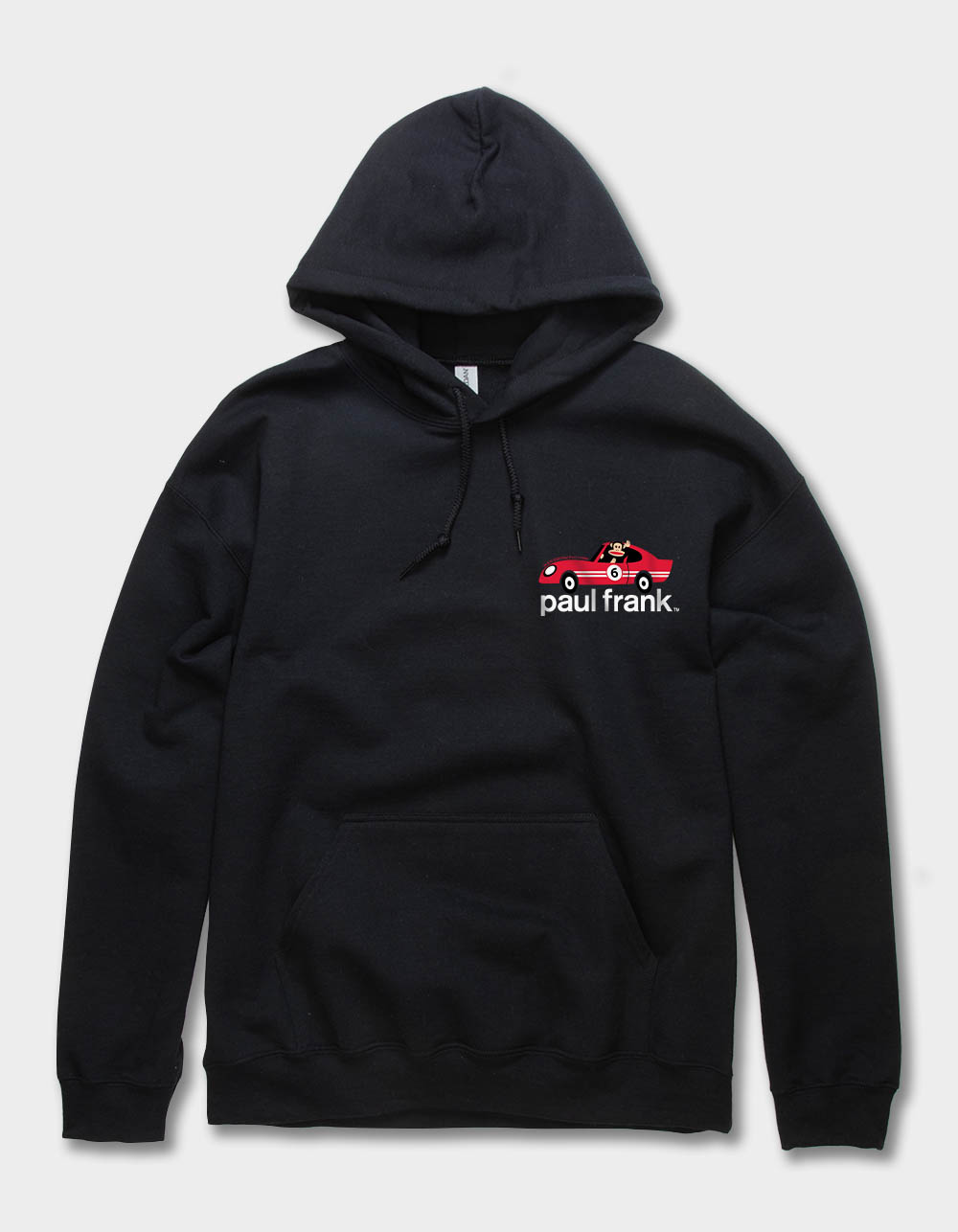 PAUL FRANK Race Car Unisex Hoodie - BLACK