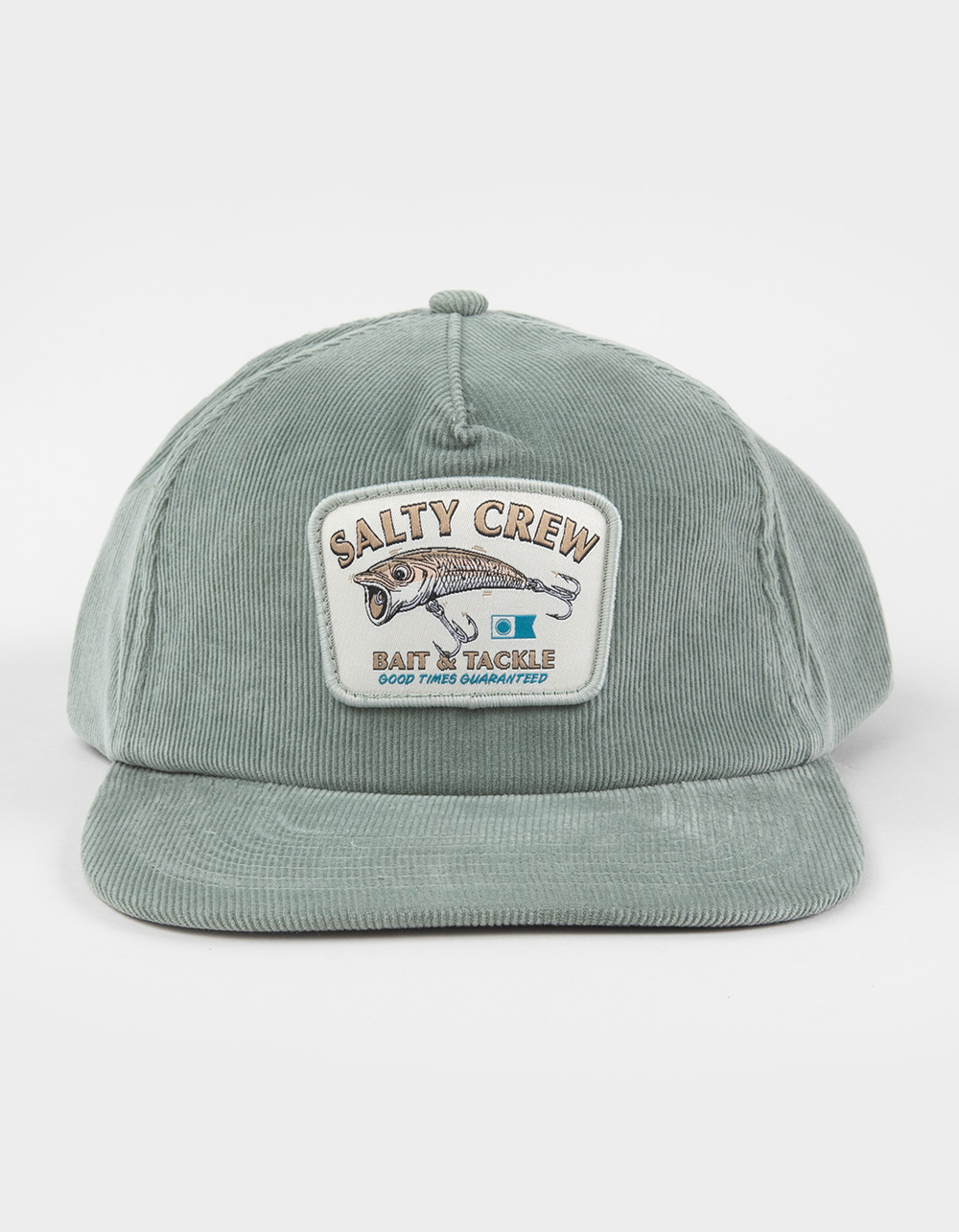 SALTY CREW Snag It 5 Panel Strapback Hat - LT GREEN