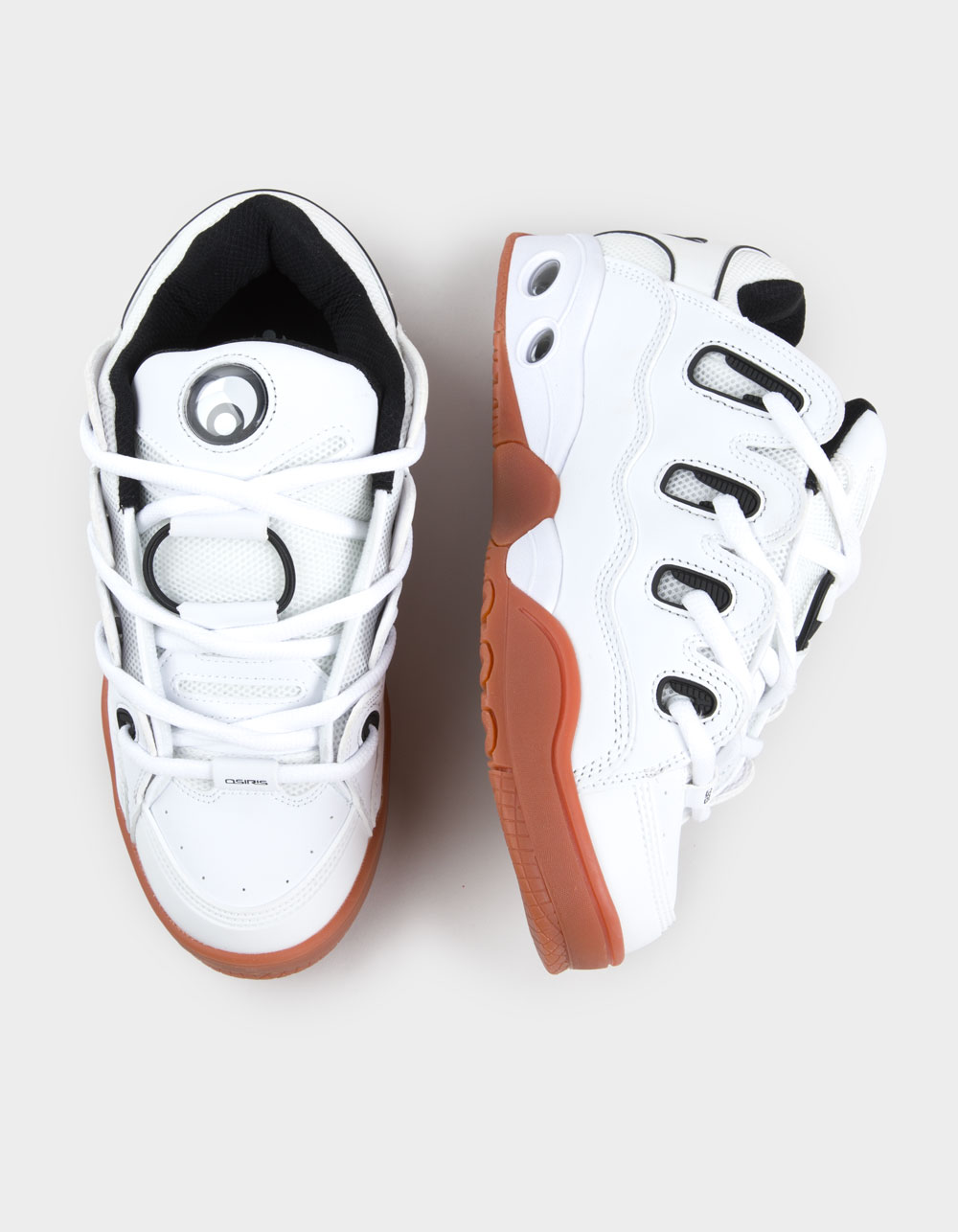 OSIRIS D3 OG Skate Shoes - white brown